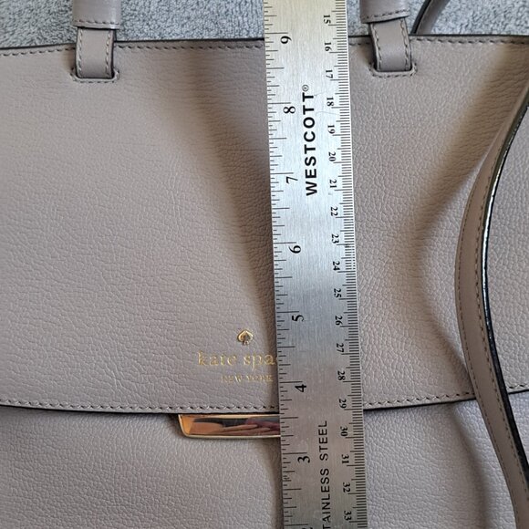 Kate Spade top Handle Leather Satchel with Shoulder strap - Picture 3 of 8